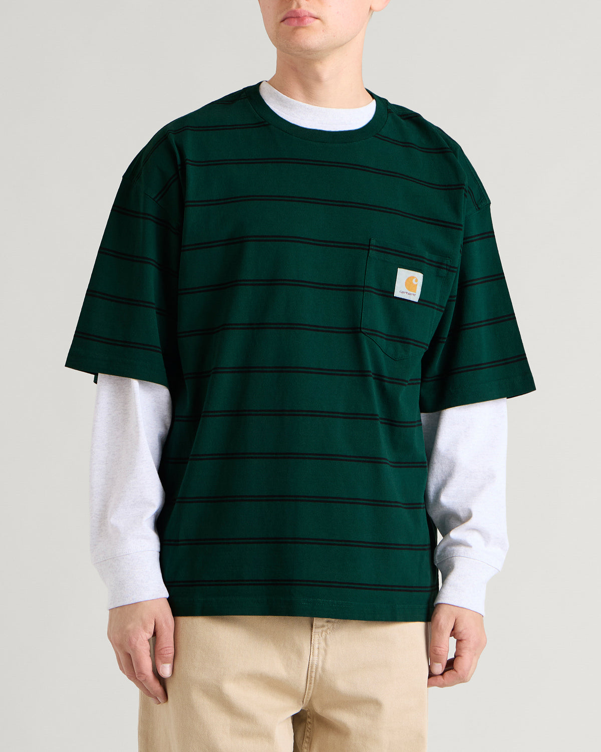 Carhartt WIP Cardona Stripe Pocket T-Shirt