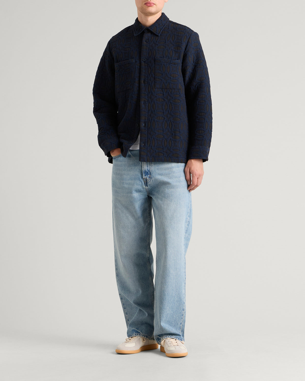 Wax London Otto Ornate Quilt Overshirt