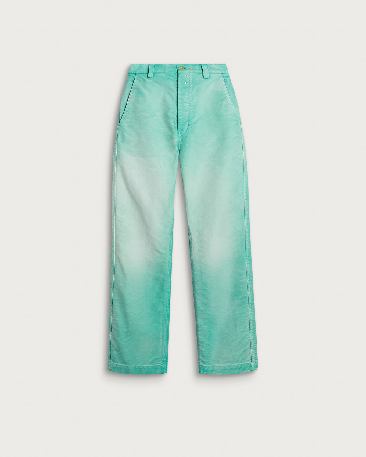 Auralee Garment-Dyed Heavy Moleskin Pants
