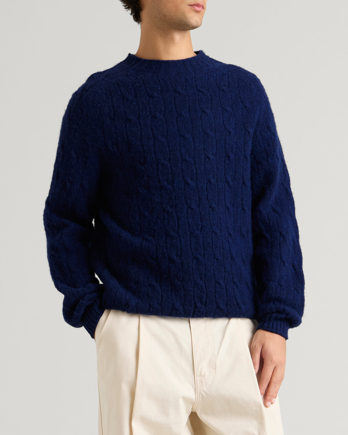 Barbour Scottish Made Cable Crew