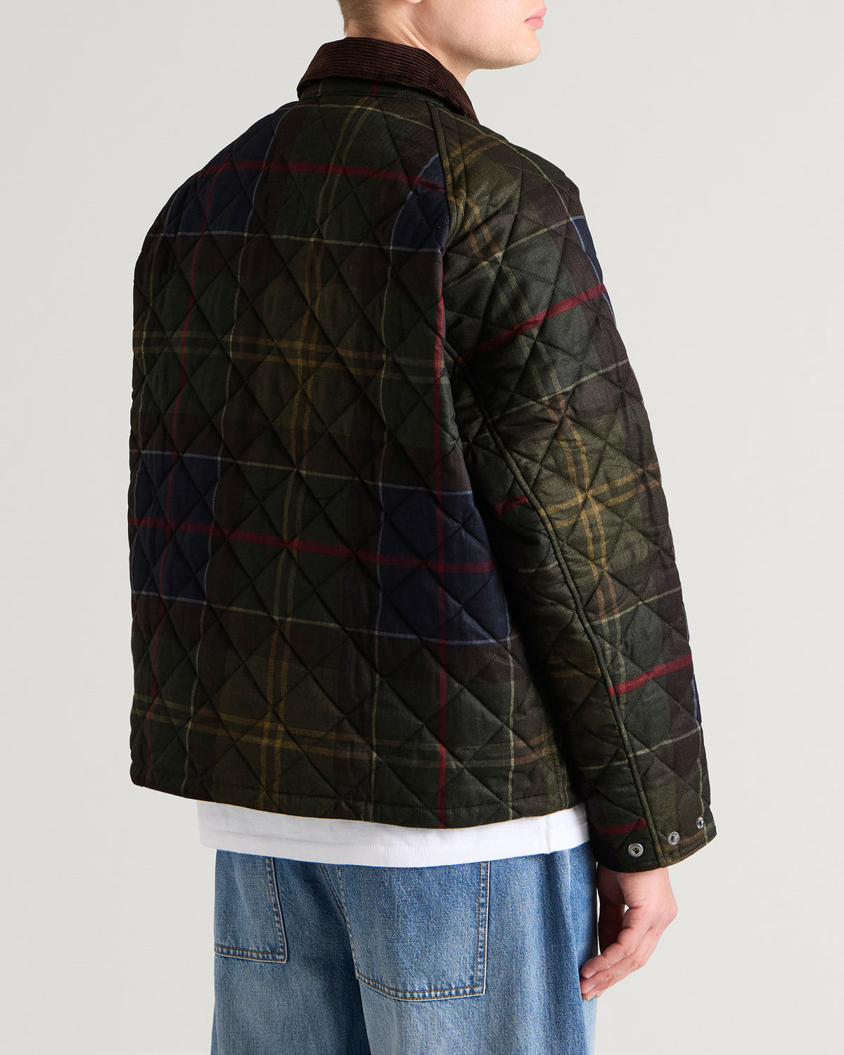 Barbour Tartan Transport Quilted Jacket