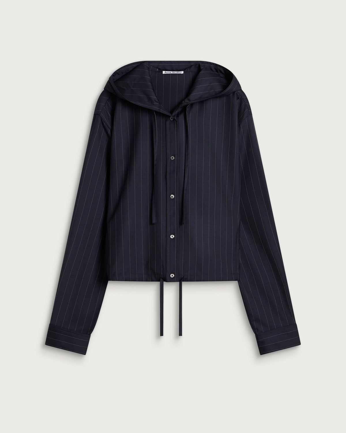 Acne Studios Sip Wool Pinstripe Shirt