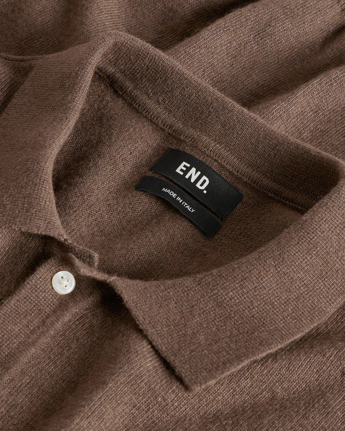 END. Monogram Knitted Polo