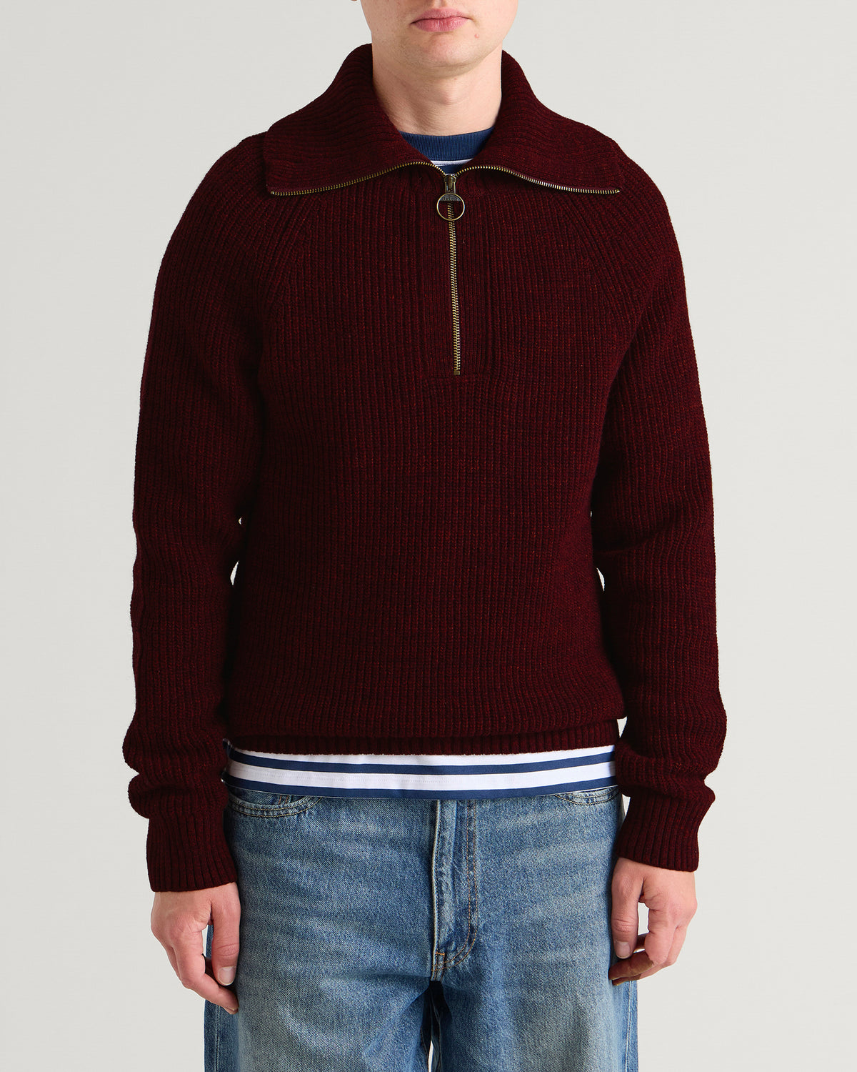 Barbour Riggbay Knitted Half Zip Jumper