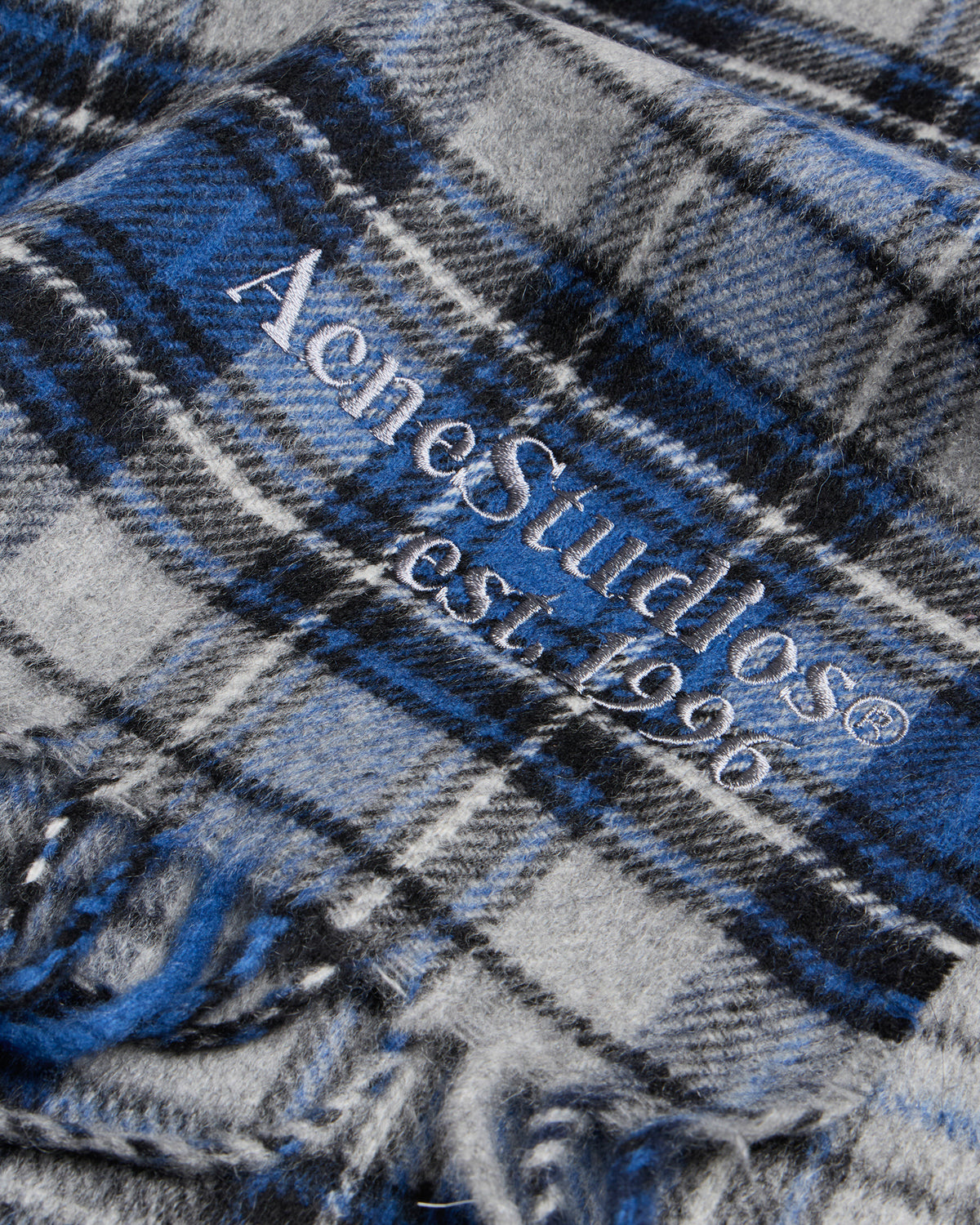 Acne Studios Canada Cashmere Check Scarf