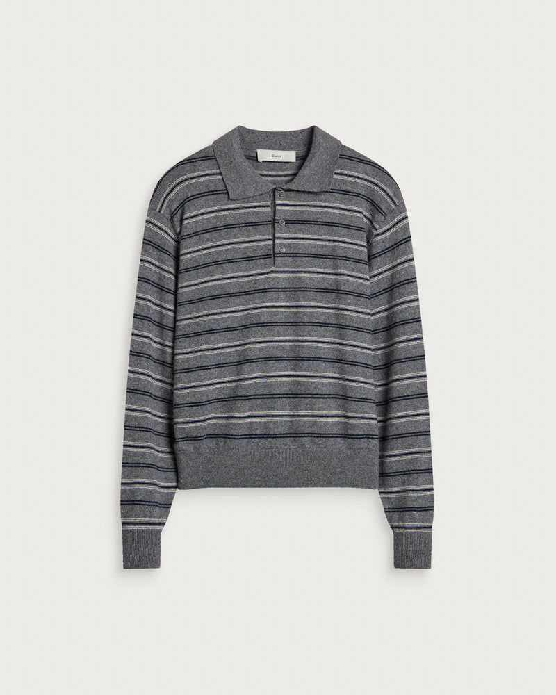 Dunst Collared Striped Sweater